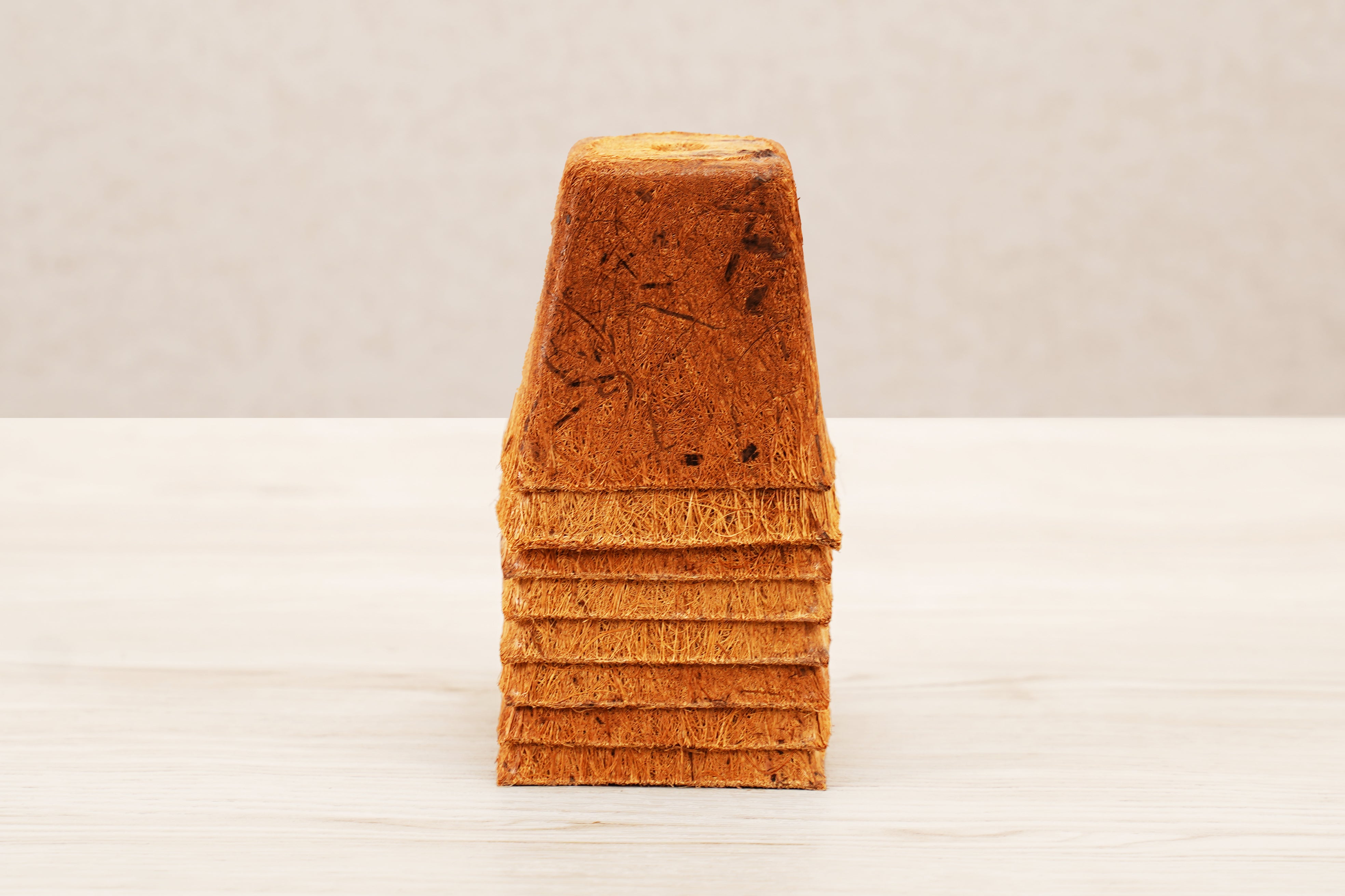 3.00" Square Coconut Coir Pot – 8 Pack