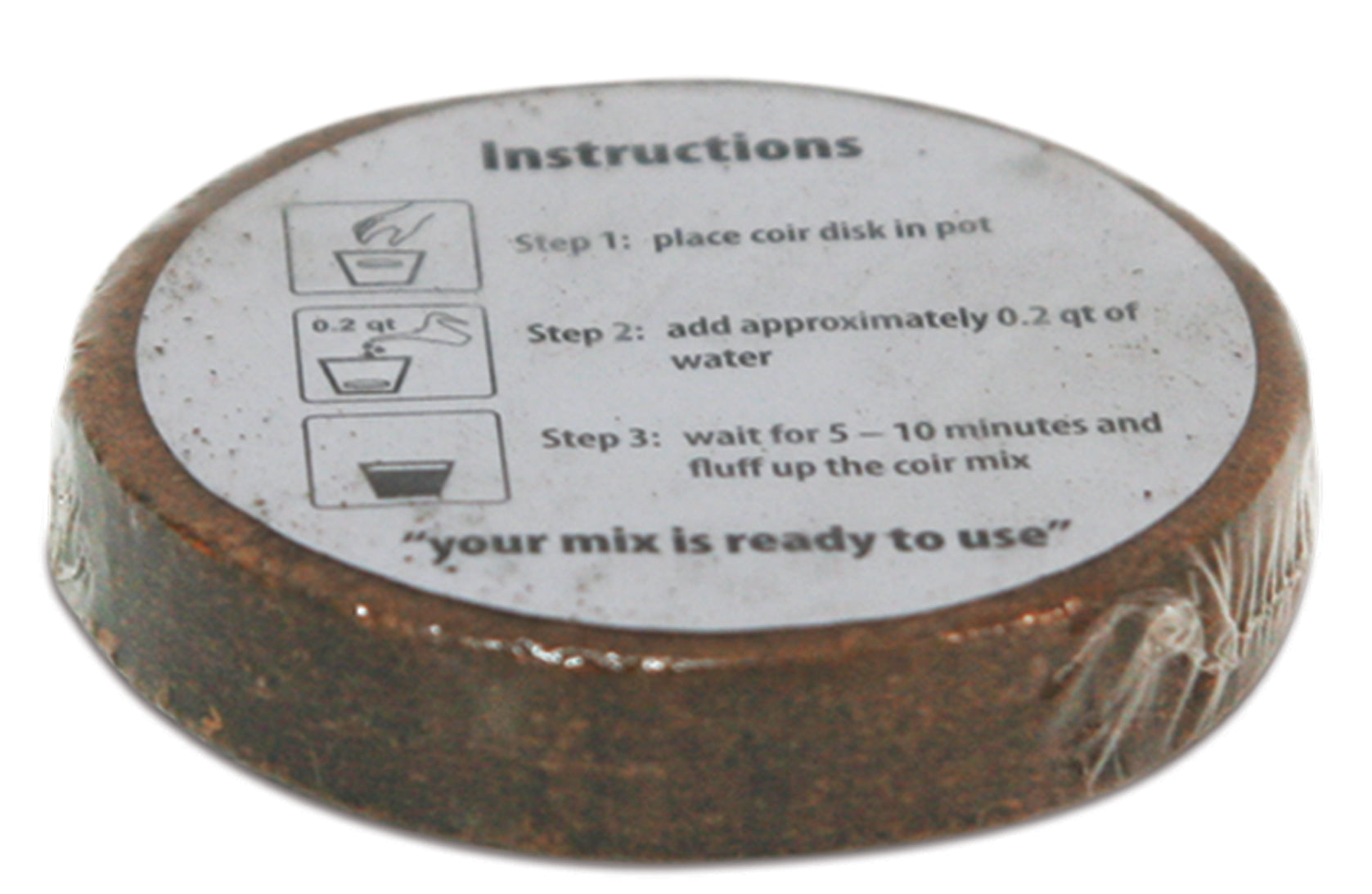 32gm Round Grow Pellet w/shrinkwrap & instructions
