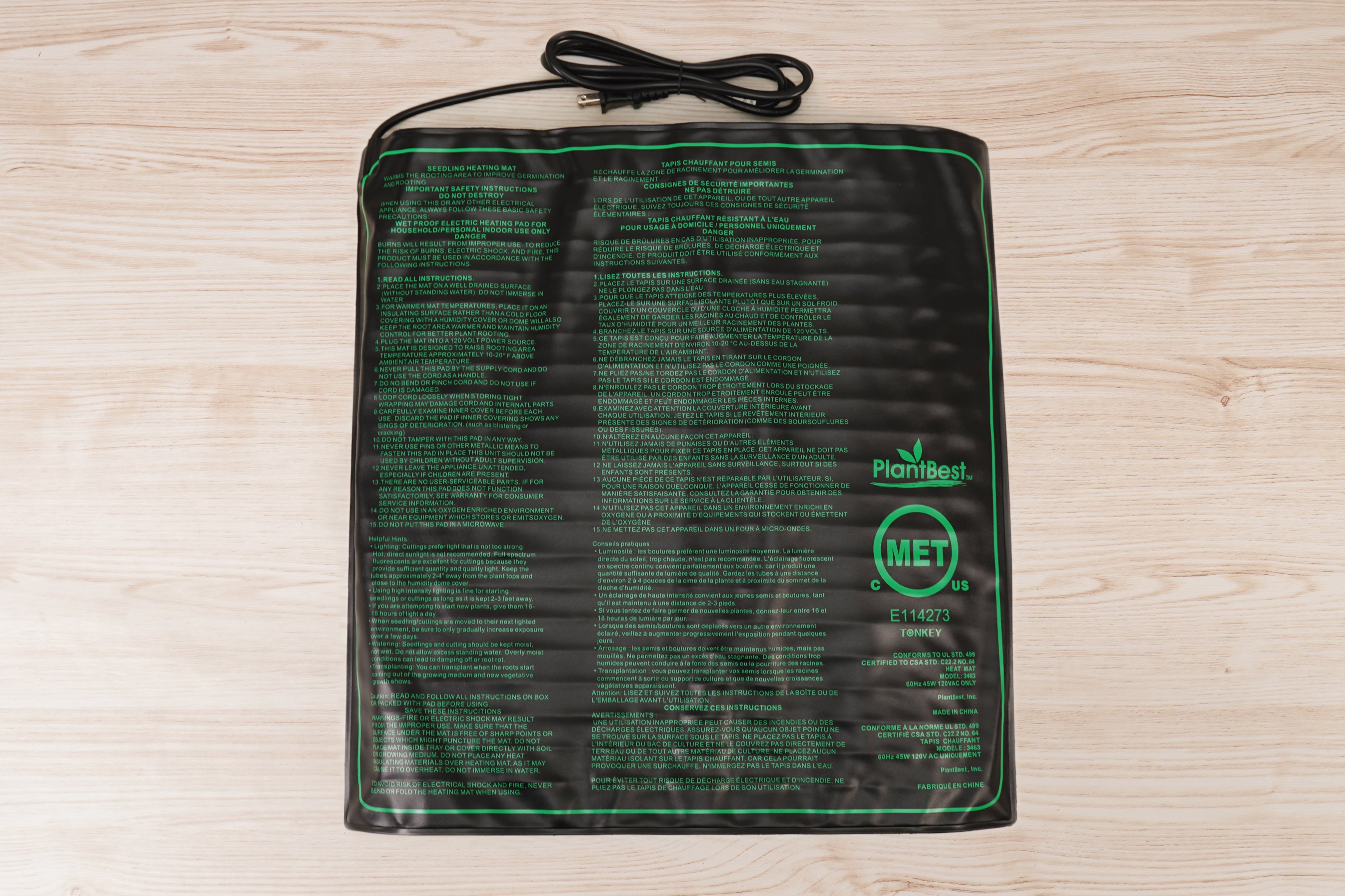 20x20 Seedling Heat Mat (20” X 20”)