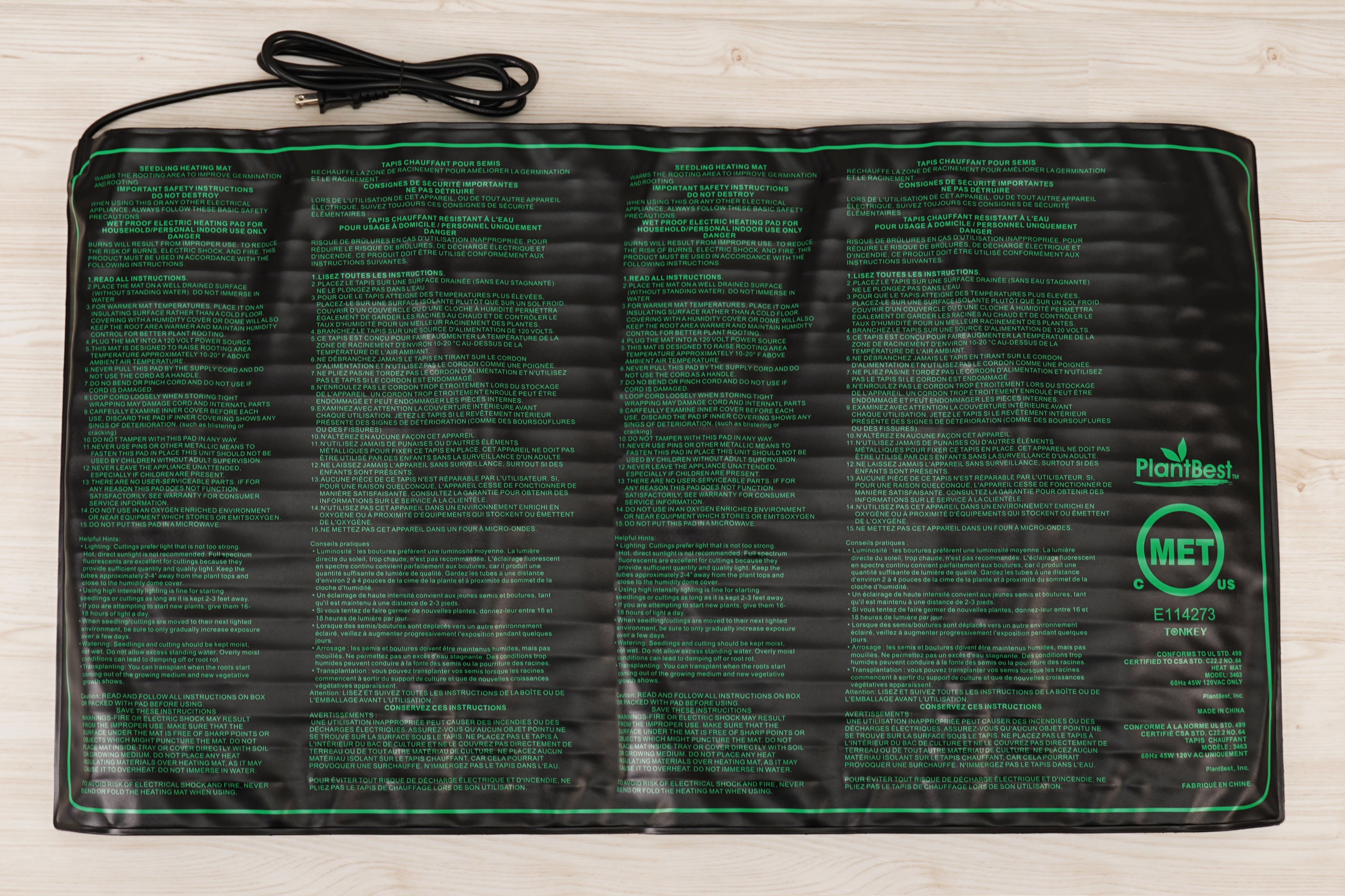 20x48 Seedling Heat Mat (20” X 48”)