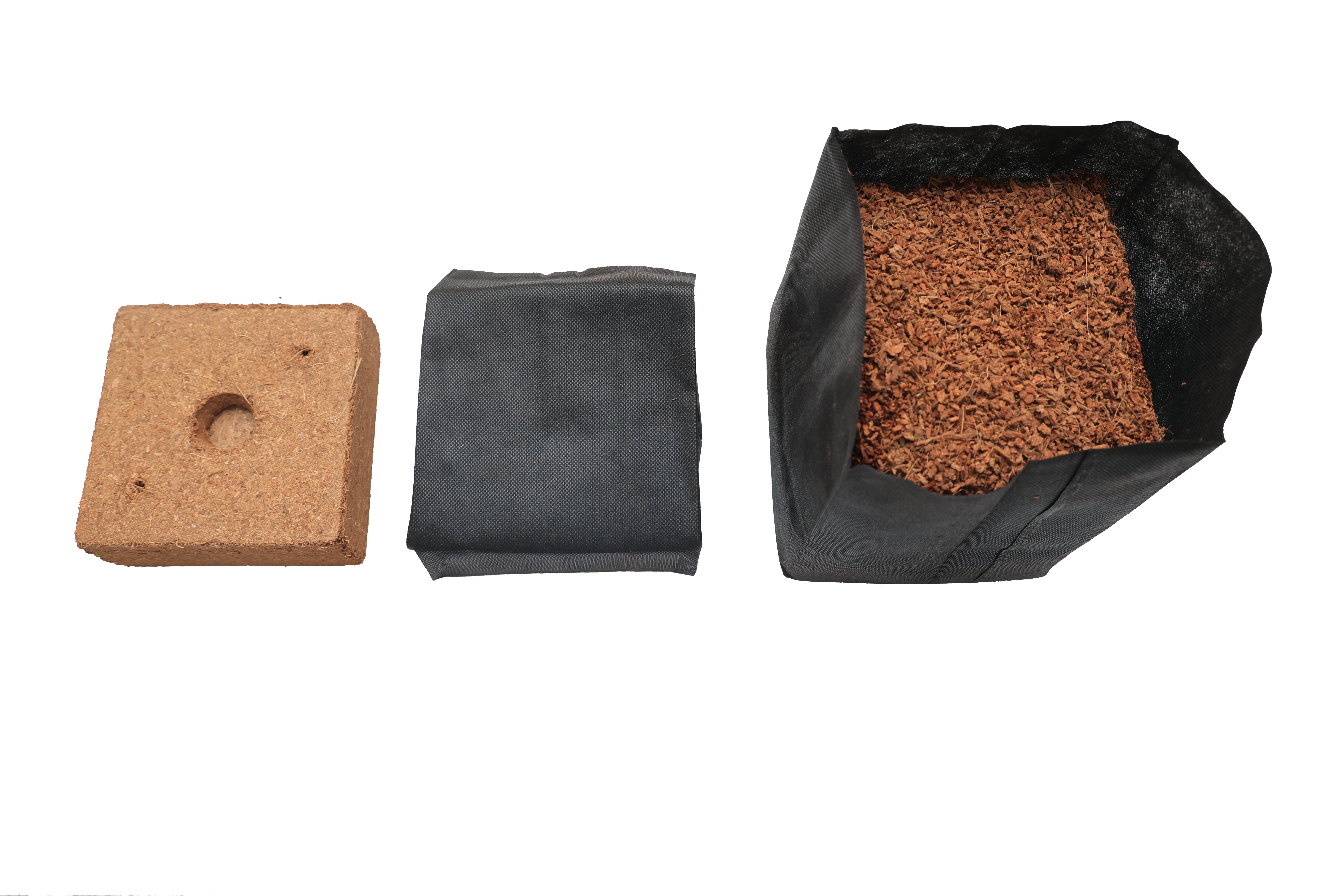 Open Top Buffered Mesh Grow Bag (1 Gallon)