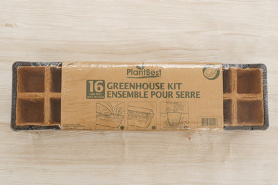 16 Pot Coconut Coir Pot Greenhouse Kit
