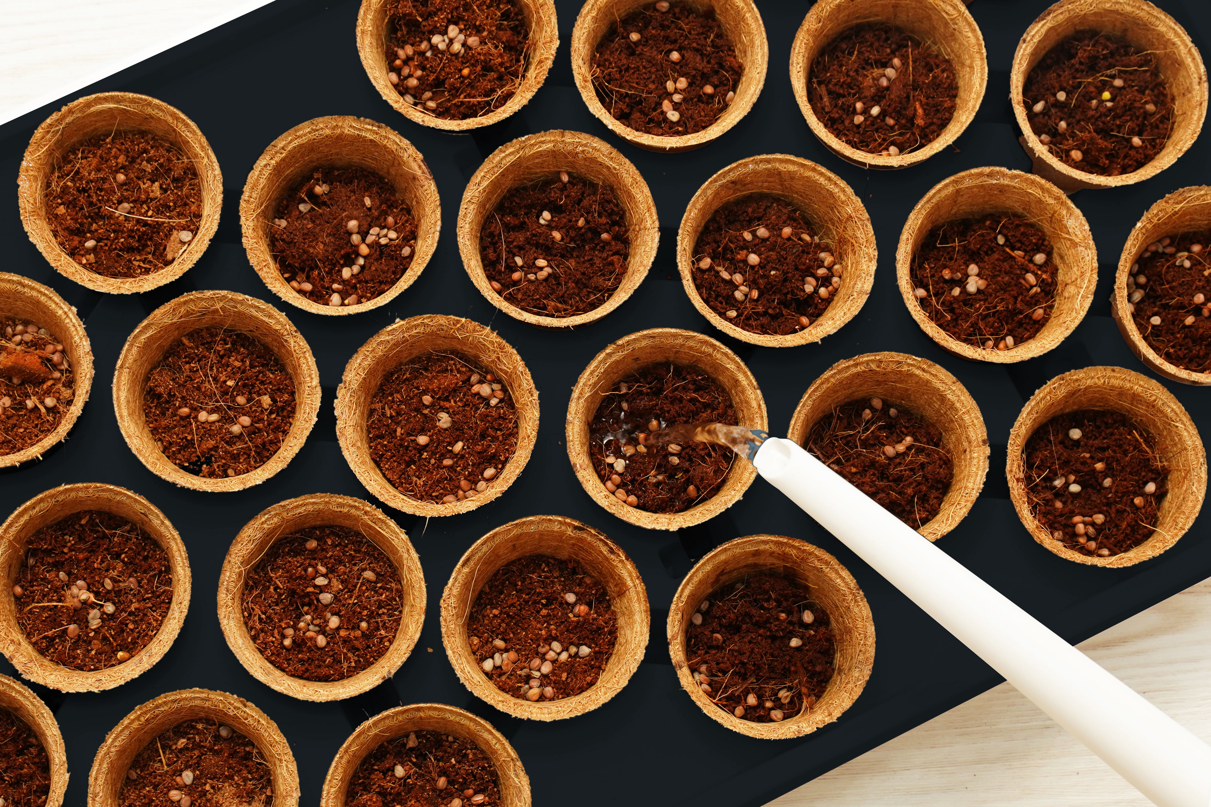 28 Coir Pot Self Watering System Kit