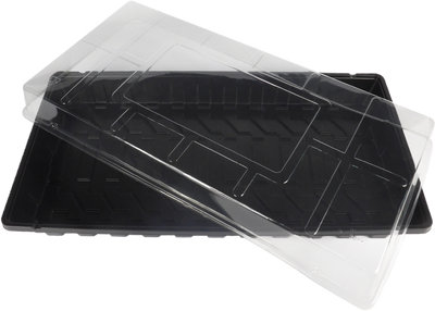 10”x20” Black Greenhouse Tray with UPC