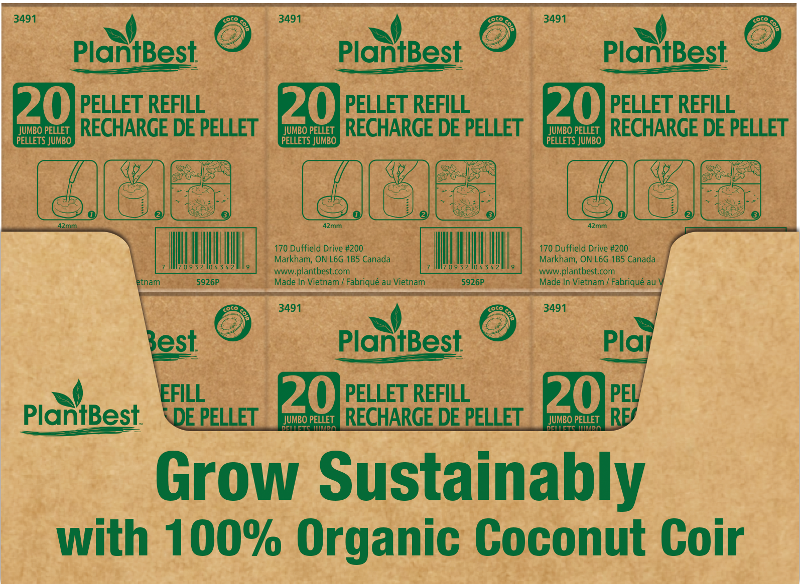 20 x 42mm Growing Pellet Refill Pack