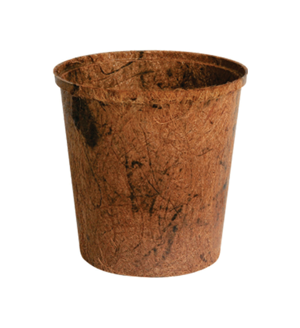 4” Tall Round Coir Pot